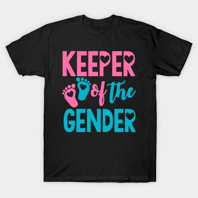 keeper of the gender gender reveal T-Shirt by CreativeShirt